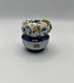 Pair of Vintage Ceramic Pin Cushions - Blue Rim Pots & William Morris - Image 3