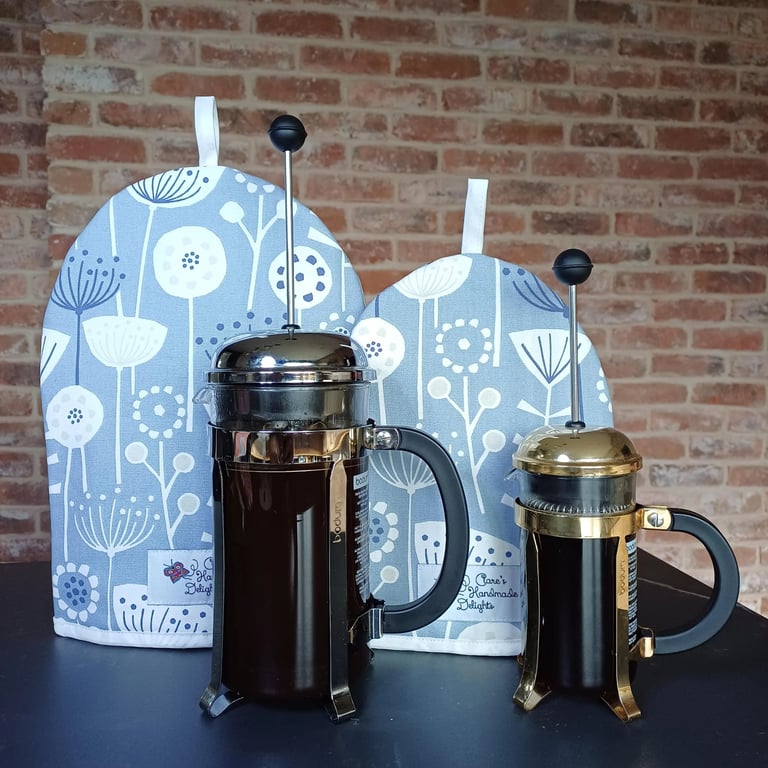 Cafetiere Cosy in Bergen Blue coloured Fabric