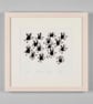 Fifteen Crows - Lino print - Image 2