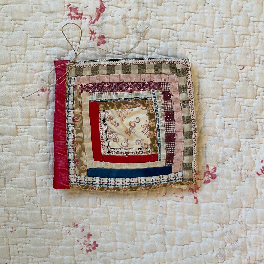 Vintage fabric journal