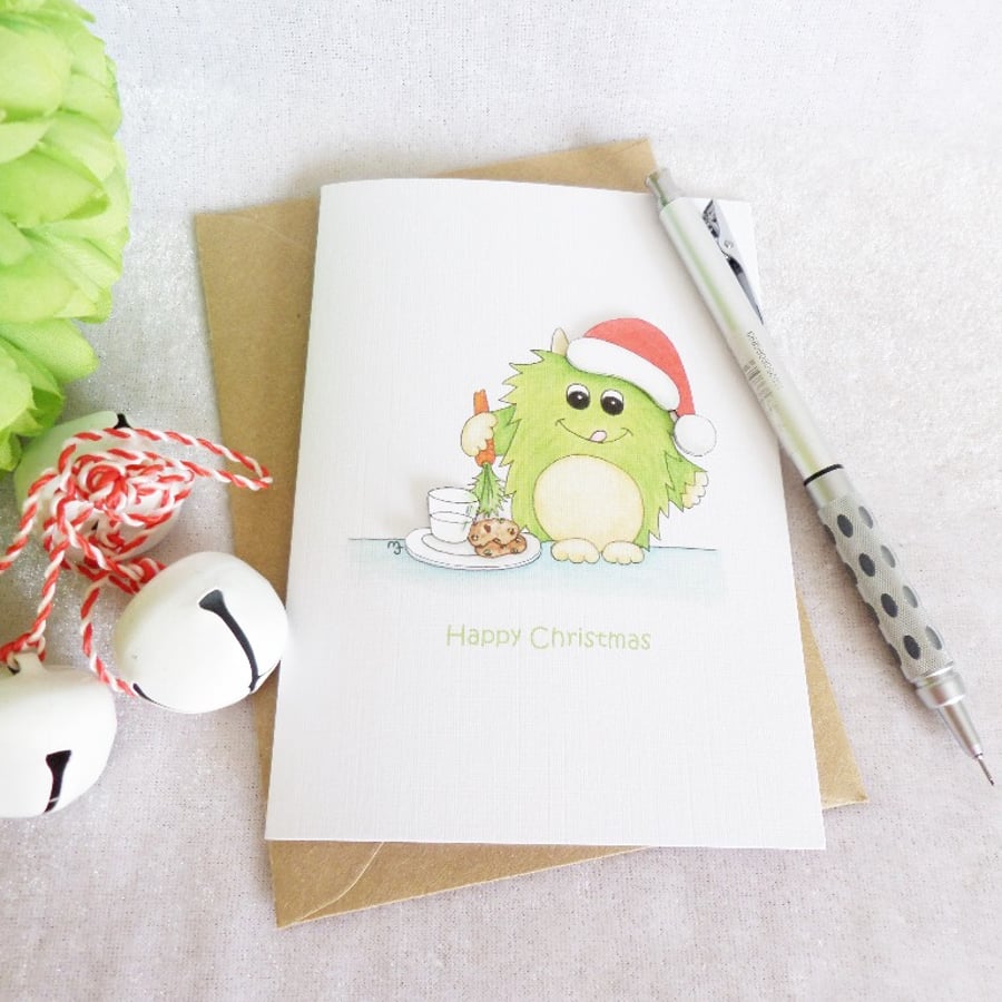 Little Monster Christmas Card