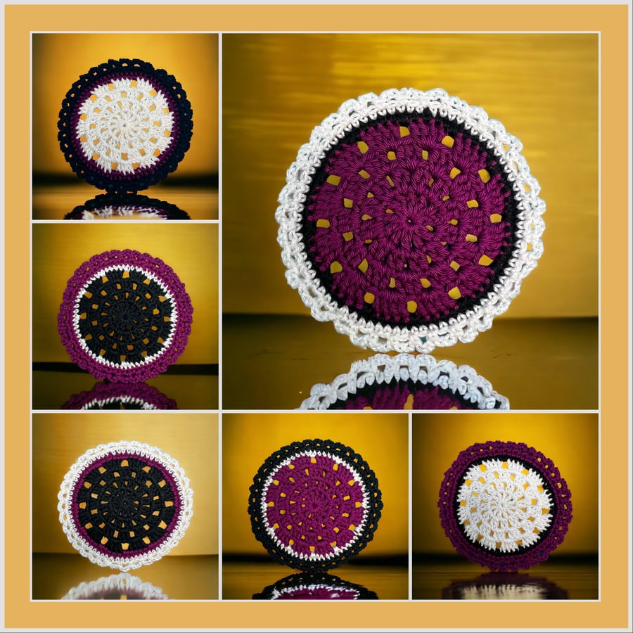 Crocheted Coaster Set