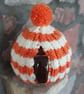 Vegan Small Tea Cosy for 2 Cup Tea Pot, Cornish Style, Hand Knitted - Image 8