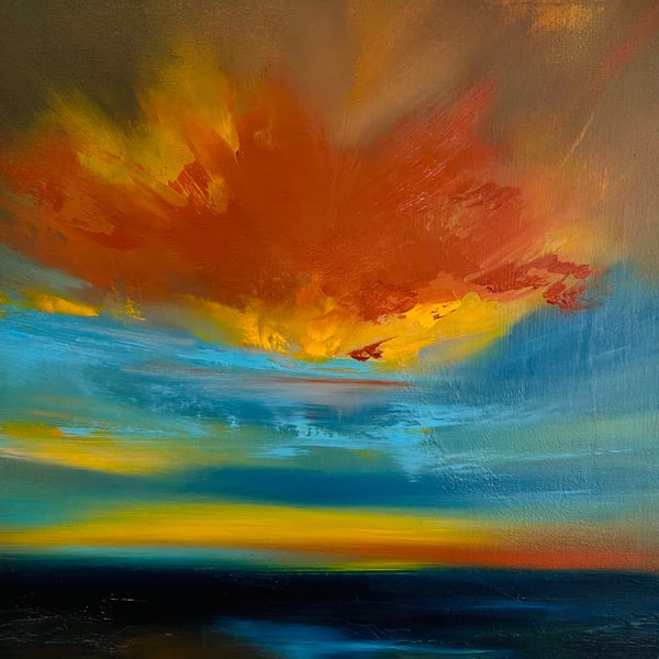 Original Oil Painting "Be Brave Be Bold"