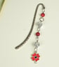 Bookmark with Poppy Charm, Remembrance Gift, - Image 1