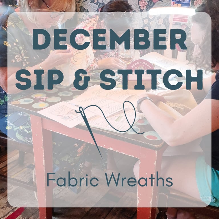 Sip & Stitch DECEMBER – Creative Workshop at Granello Lounge