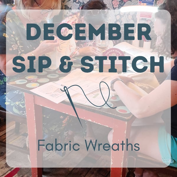 Sip & Stitch DECEMBER – Creative Workshop at Granello Lounge
