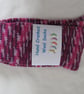 Hand-cranked Knitted Ribbed Wool Socks Size 8 to 9 - Image 5