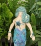 Andrasteia, A Tiny Perfectly Imperfect Mermaid Doll
