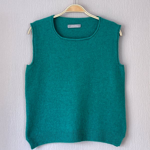 Knitted Vest soft merino lambswool - MADE TO ORDER