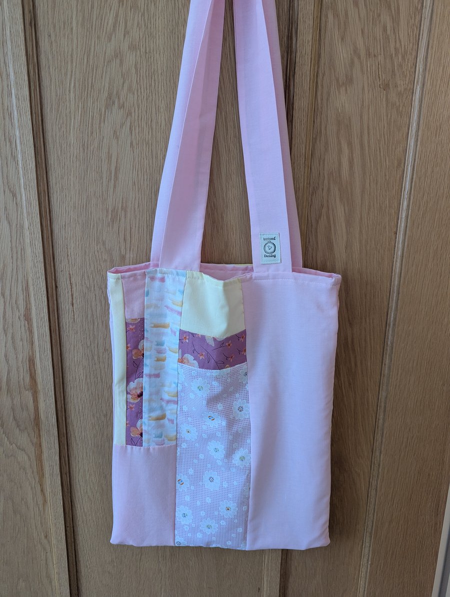 Patchwork Pink Themed Tote Bay 