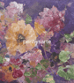 Original Textured Floral Acrylic painting - 20cm x 20cm