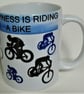 Racing Bike Cyclist Mug Tour De France Sprint Bike CYCLE                    - Image 1