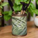 Storage pot. Repurposed tin