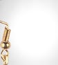 ENAMEL HEART EARRINGS Pink blue gold plated drop bar - Image 7