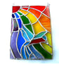 Kingfisher Rainbow Panel Stained Glass Suncatcher 021 - Image 4