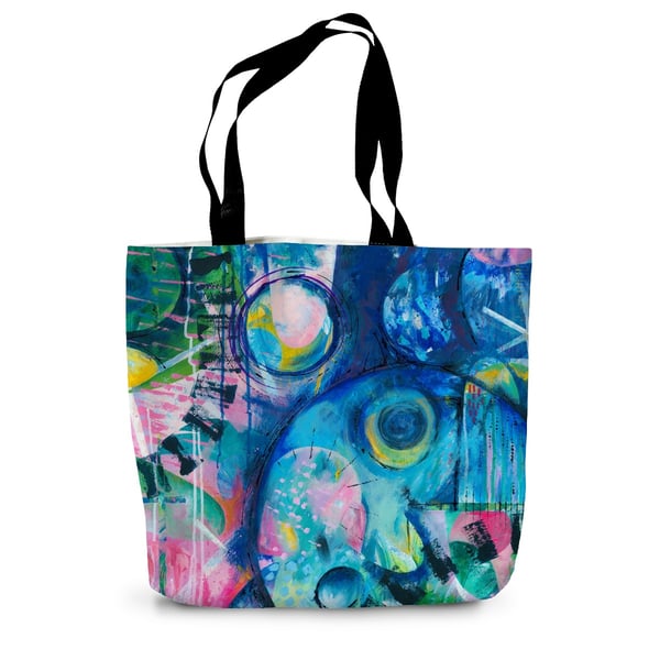 Modern Abstract Art Tote Bag, Original Contemporary Design