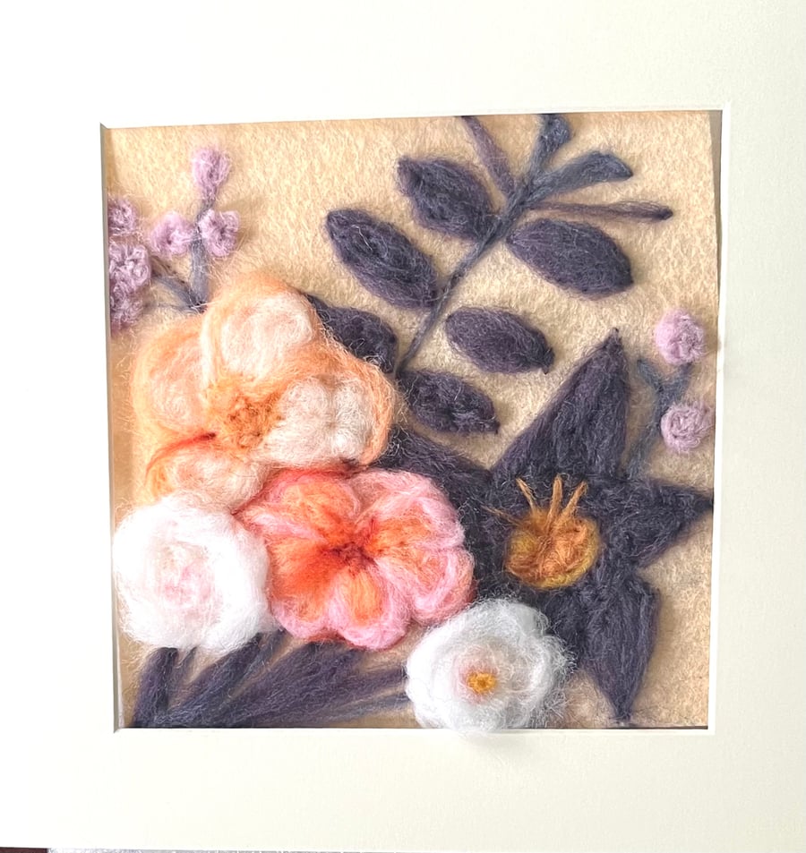 Wedding Celebration Wool Painting 