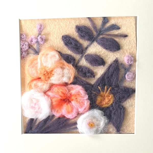 Wedding Celebration Wool Painting 