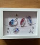 Fused glass bird picture