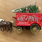 M&S vintage die cast( horse drawn) :  Christmas decoration. 
