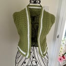 Crocheted waistcoat 