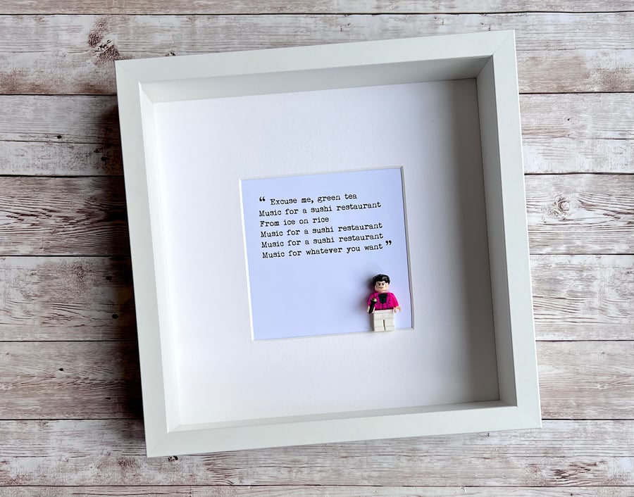 Harry Styles Inspired Minifigure Frame