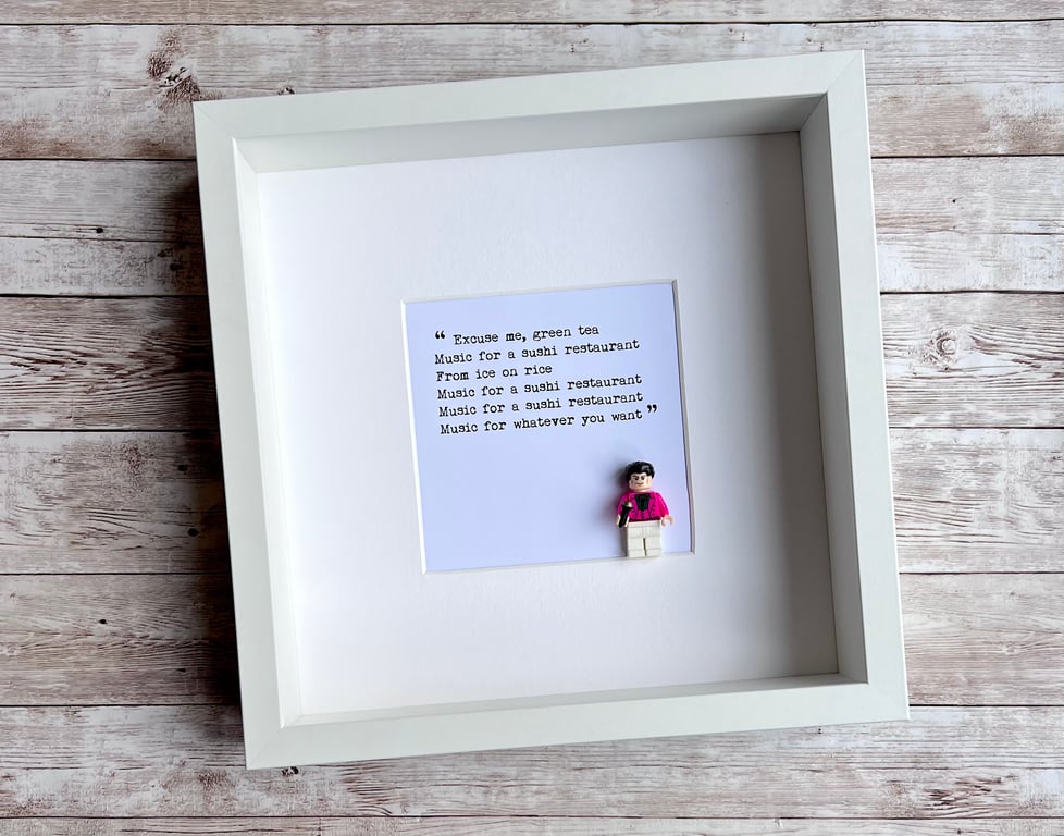Harry Styles Inspired Minifigure Frame