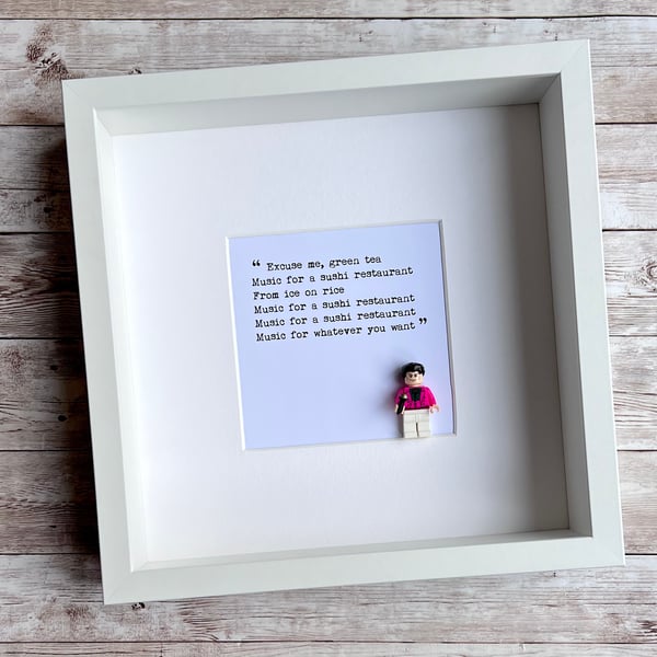 Harry Styles Inspired Minifigure Frame