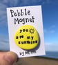 You Are My Sunshine Pebble Magnet - Image 1