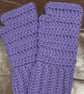 Lovely ladies crocheted fingerless gloves  - Image 3