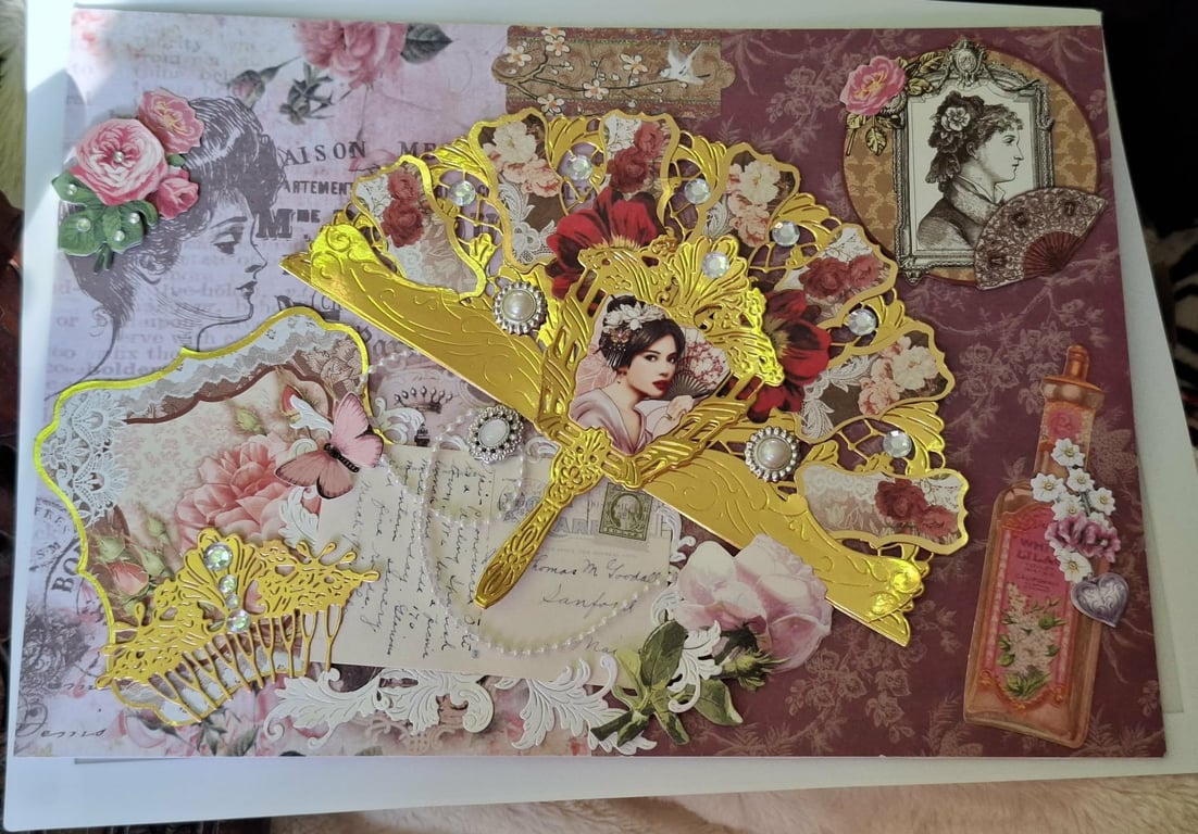 Hand-Crafted Original Collage-Scrapbook-Junk Journal Eclectic Wall Art