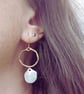 Scallop Shell Beach Drop Earrings - Image 1