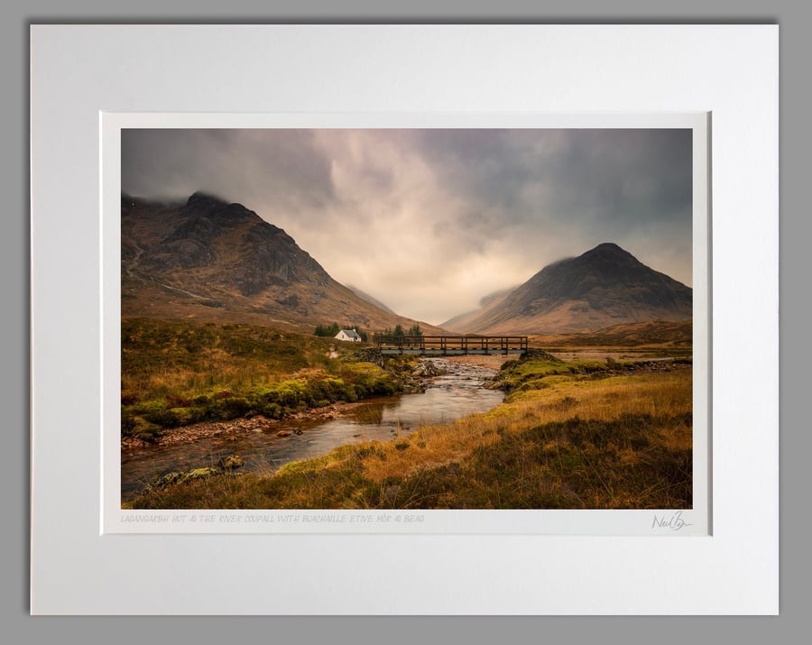 Lagangarbh Hut Glen Coe Scotland - A3 (50x40cm) Unframed Print