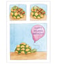 Belated Birthday Card - Sleepy Tortoise - Image 1