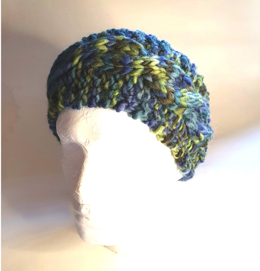 Headband, ear muff - rich green