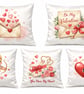 Valentine’s Love Cushion Covers – Romantic Heart & Cupid Designs