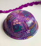 Hand painted up cycled bamboo bowl  - Image 5