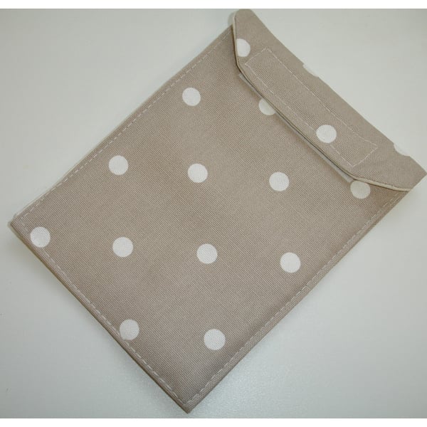 iPad Case Cover Sleeve Air 2 Polka Dots Beige White Spots Polkadot