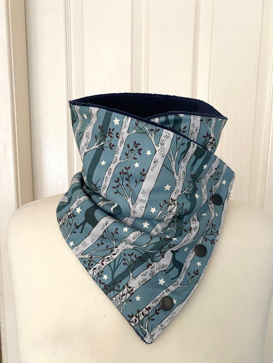 Cowl neck snood Scarf Neckwarmer 