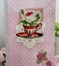 Tea Room - Afternoon Tea Greeting Card Design 3 by Carolee Crafts PB3 0006 - Image 2