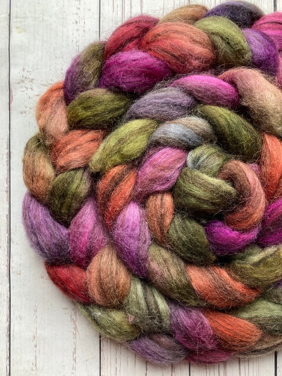 Albion Spinning fibre 100g Fireside