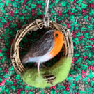 Robin mini wreath 
