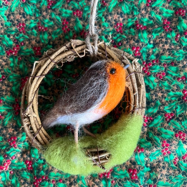 Robin mini wreath 