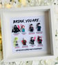 Horror Halloween Customised 8 Figure Minifigure Frame - Image 2