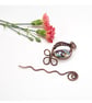 Handmade Abalone Shell Antique Copper Shawl Pin, Cardigan Brooch