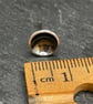 Silver Oxidised Earrings-Disk Studs - Image 4