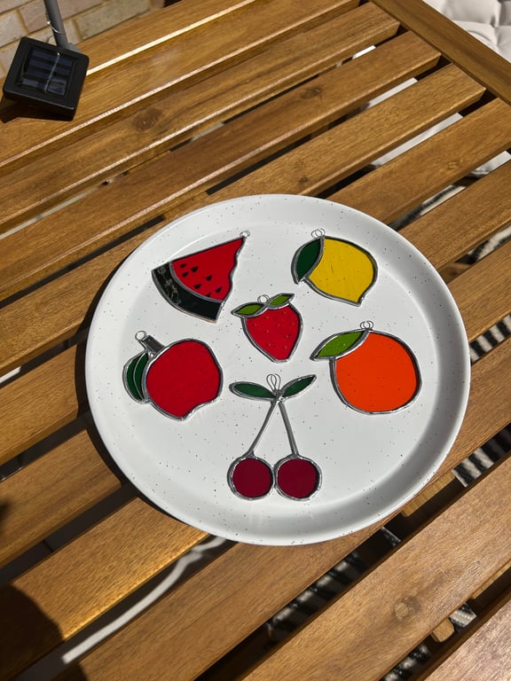 Summer Fruits in stained glass