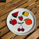 Summer Fruits in stained glass