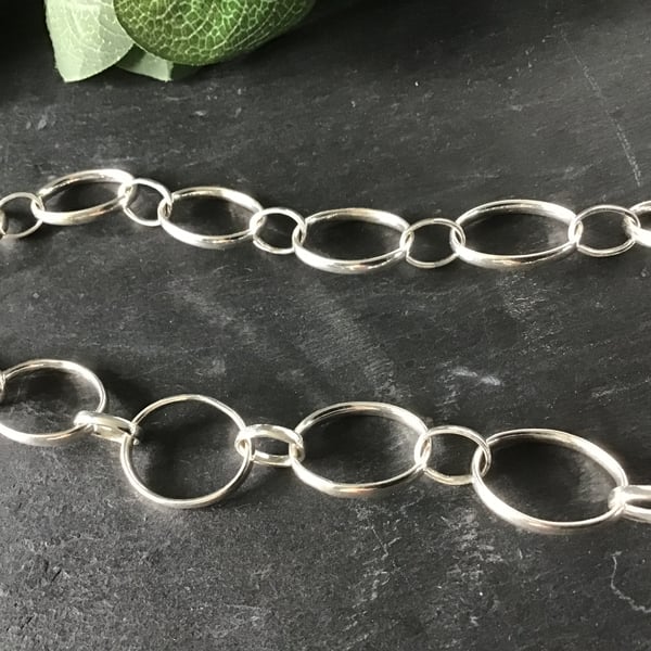 Hand made sterling silver necklace 